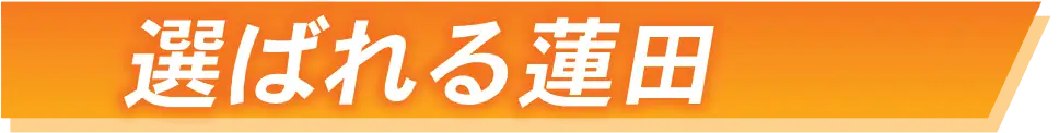 選ばれる蓮田
